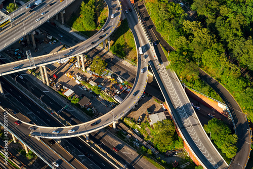 Aerial view of the Bronx, New York City photo