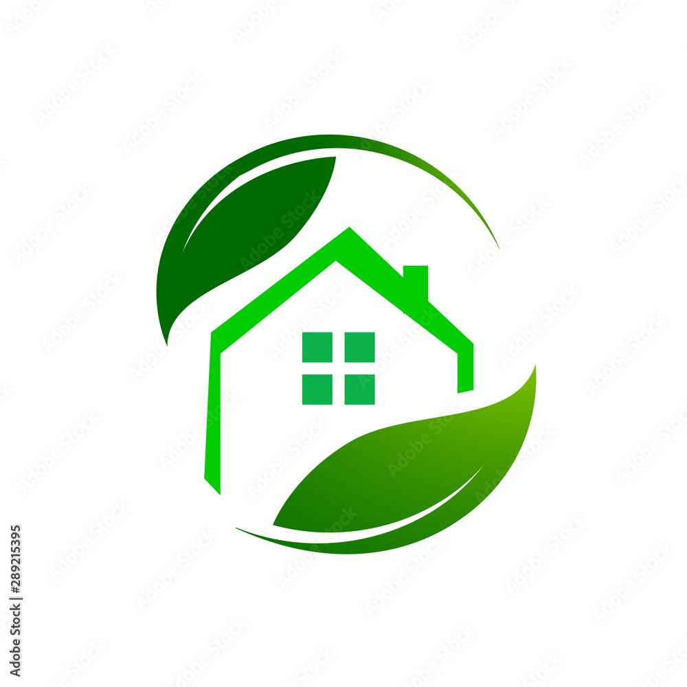 eco friendly green building logo vector illustrations eco friendly green building logo vector illustrations