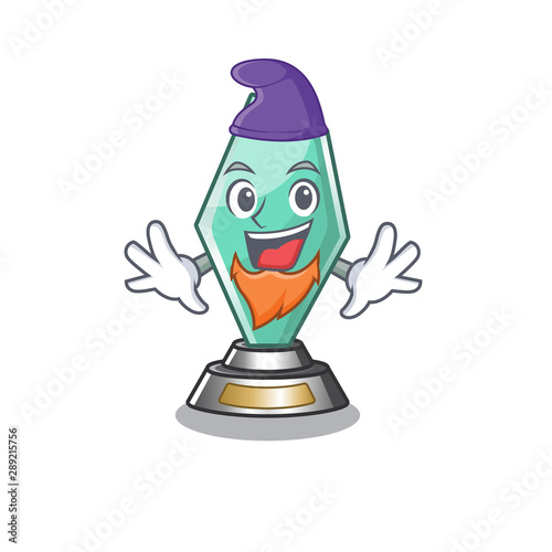 Elf acrylic trophy cartoon shaped on character