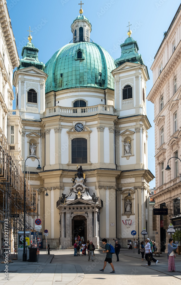 Catholic church of St. Peter. Vienna