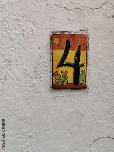 number on the wall