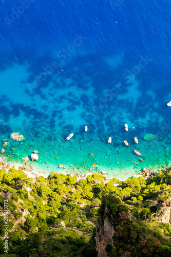 Fototapeta Naklejka Na Ścianę i Meble -  Stunning view of the Capri coast