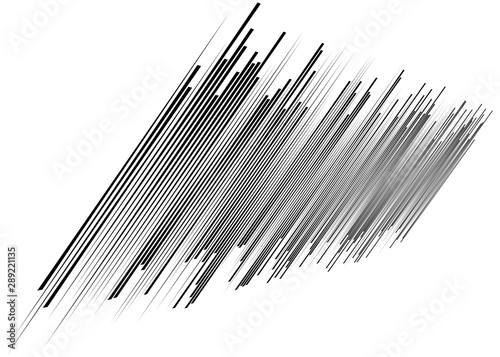 3d lines pattern in perspective. Oblique  slanting stripes. Diminishing parallel  straight skew strips  streaks texture.Asymmetric dynamic lines abstract geometric illustration. Lineal  linear element