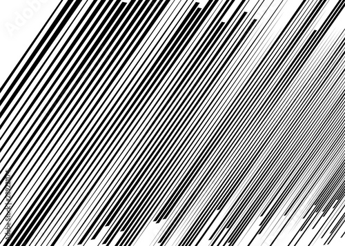 3d lines pattern in perspective. Oblique, slanting stripes. Diminishing parallel, straight skew strips, streaks texture.Asymmetric dynamic lines abstract geometric illustration. Lineal, linear element