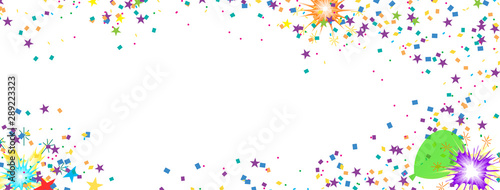 Decorate poster for traditional holiday Mardi Gras.