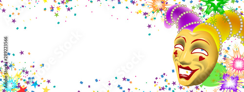 Wallpaper Mural Decorate poster for traditional holiday Mardi Gras. Torontodigital.ca