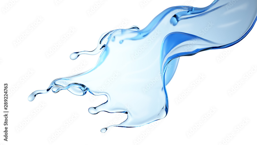 Splash fluid. 3d illustration, 3d rendering. Splash fluid. 3d illustration, 3d rendering.
