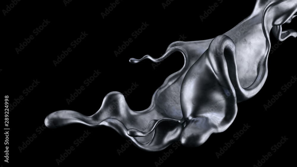 Splash fluid. 3d illustration, 3d rendering. Splash fluid. 3d illustration, 3d rendering.