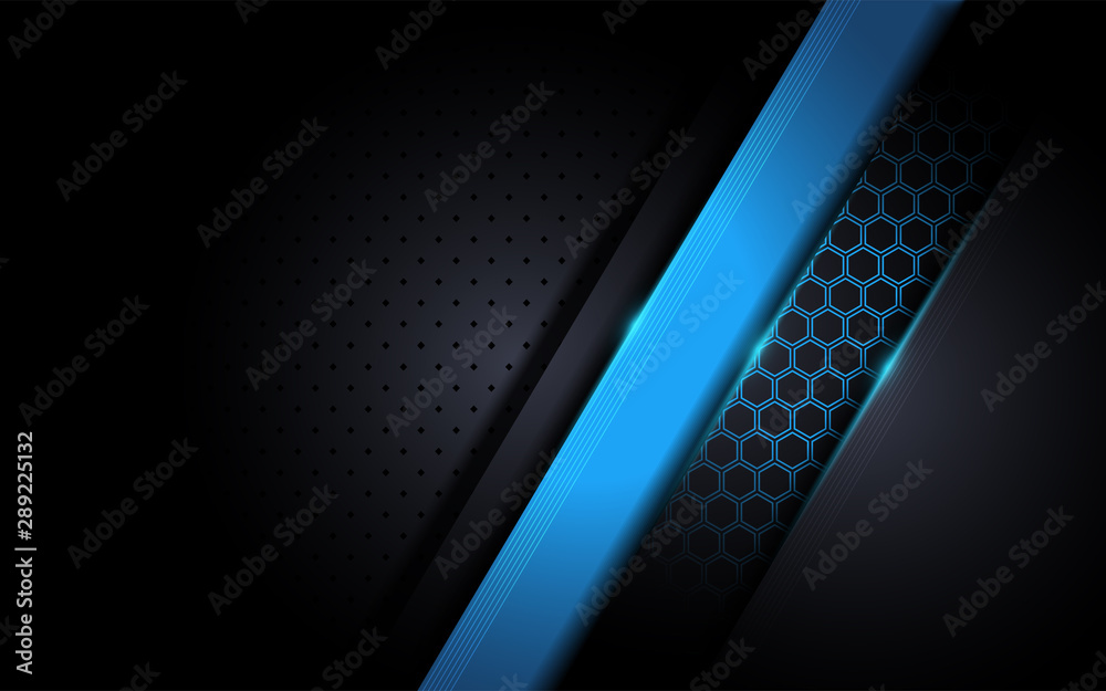 Modern tech blue background with abstract style Modern tech blue background with abstract style