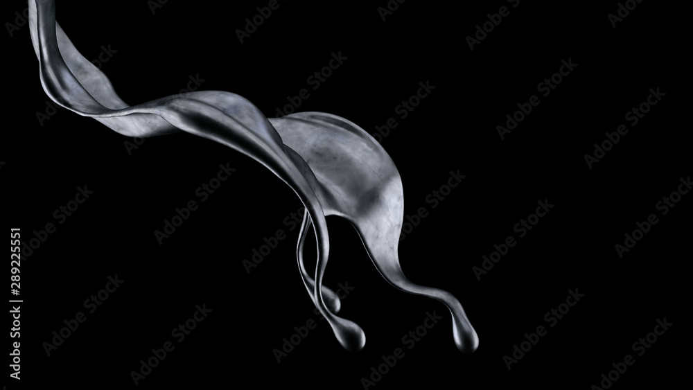 Splash fluid. 3d illustration, 3d rendering. Splash fluid. 3d illustration, 3d rendering.