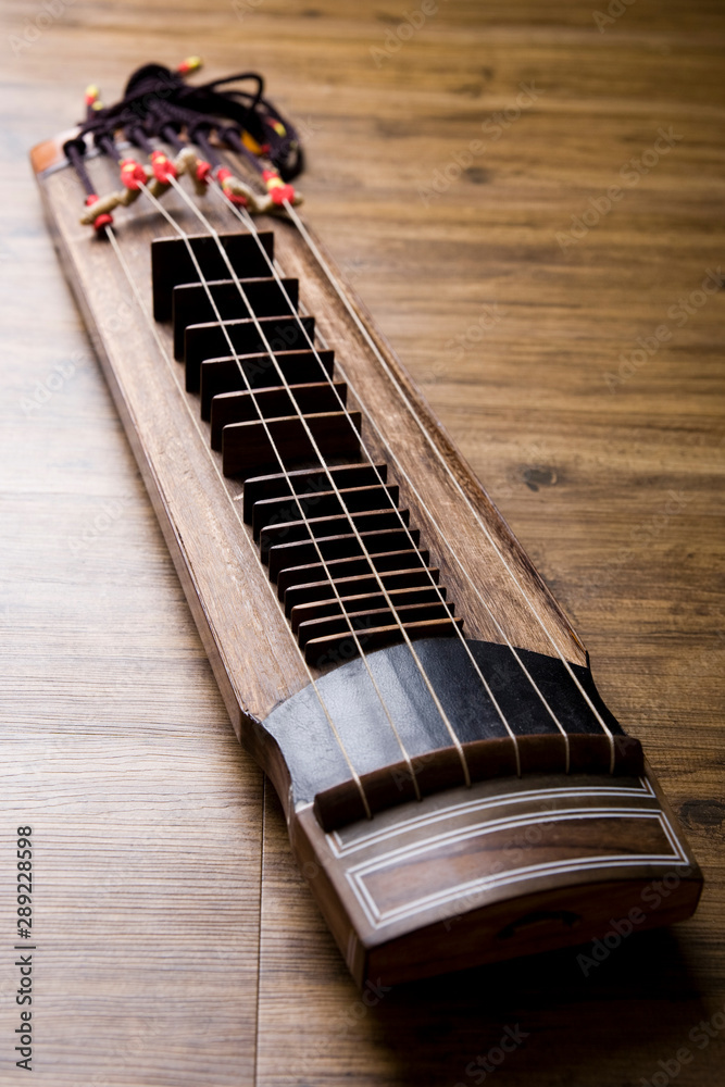 Geomungo is a Korean traditional instrument.