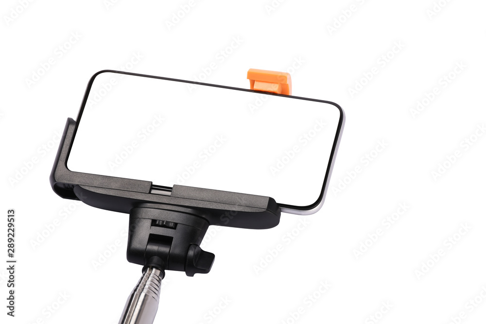 Smart phone with selfie stick Smart phone with selfie stick