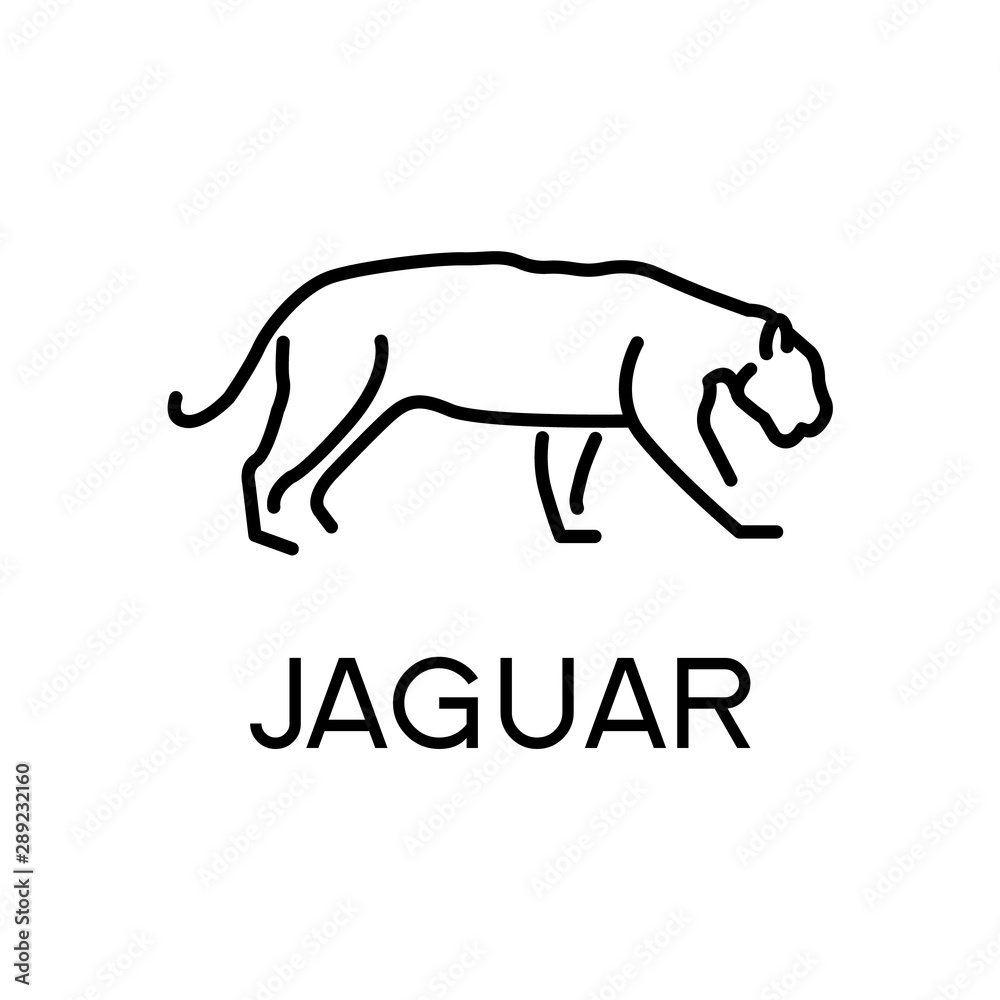Jaguar Concept Mimimalis Logo Line