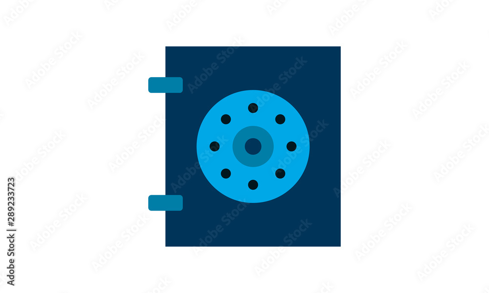 locker vector icon. Money security concept vector illustration. locker vector icon. Money security concept vector illustration.