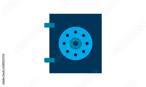 locker vector icon. Money security concept vector illustration.