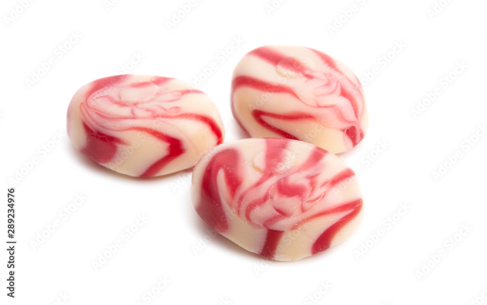 strawberry caramel with yogurt isolated strawberry caramel with yogurt isolated