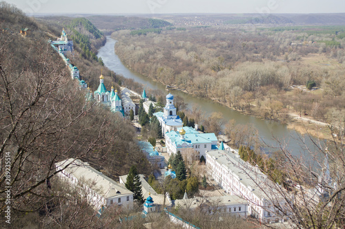 Sviatohirsk Lavra in Ukraine. Holy mountains Lavra. photo