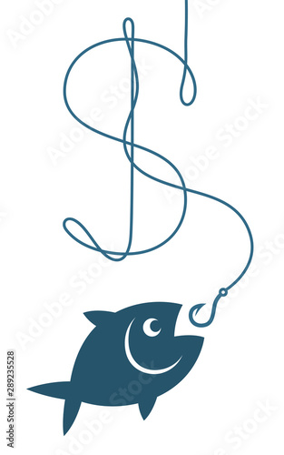 Dollar fishing rod