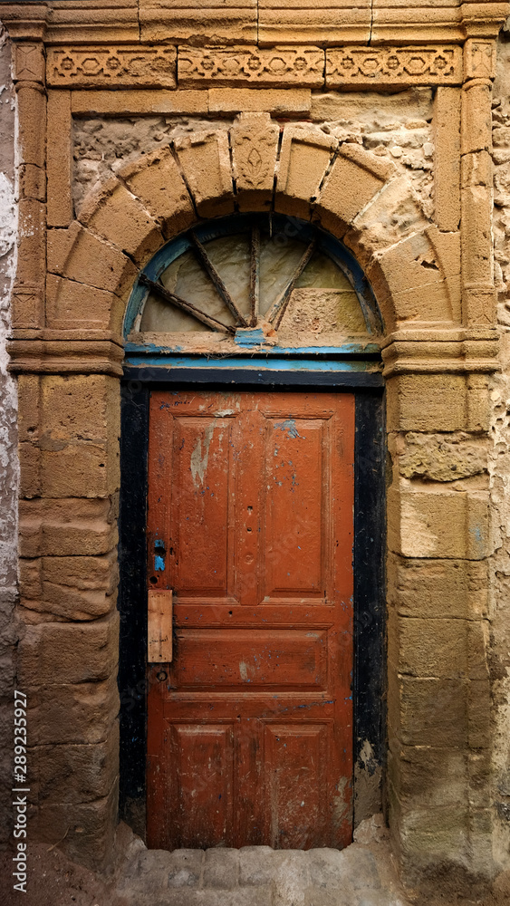 Old and weathered doors of Essaouira/Morocco