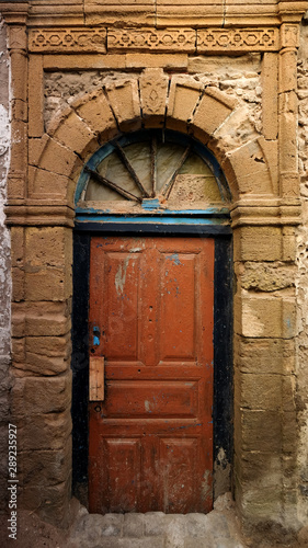 Old and weathered doors of Essaouira Morocco