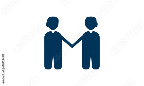 Business deal icon vector image