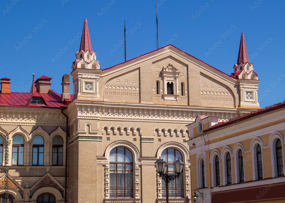 Rybinsk. Yaroslavl region. the new building of the grain exchange. 1912