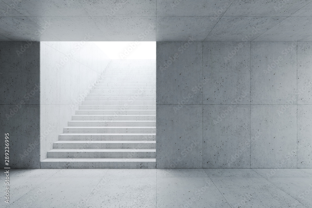 blank concrete space interior, 3d rendering blank concrete space interior, 3d rendering