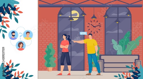 Family Relations Problems Flat Vector Concept