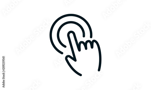 Pay per click icon for web and mobile apps