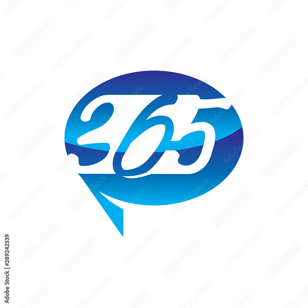 Obraz premium Balloon communication 365 infinity logo icon design illustration