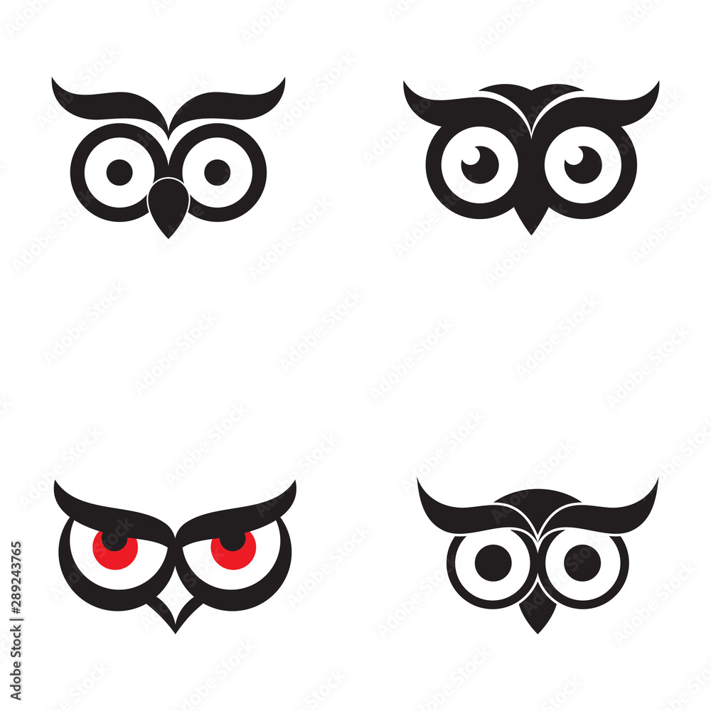 Owl Logo Template Vector Owl Logo Template Vector