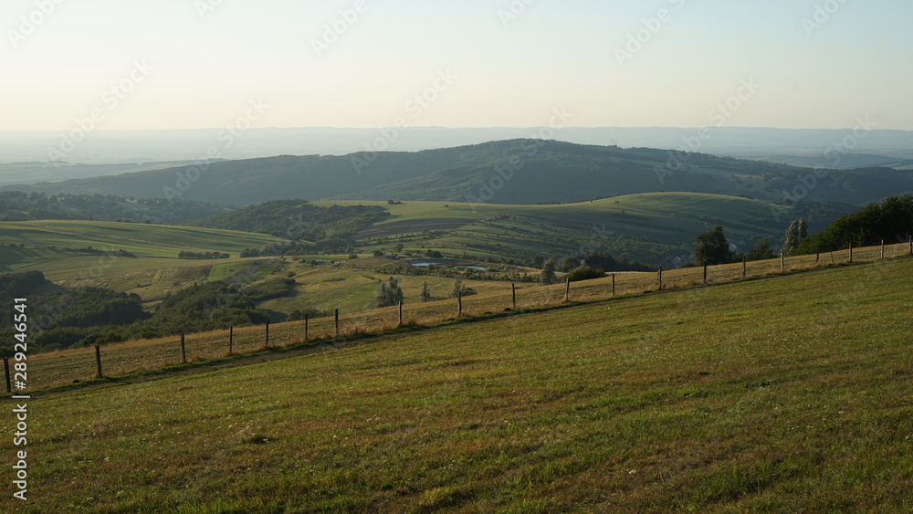 Picturesque hills of White Carpathian Mountains, Czech Republic