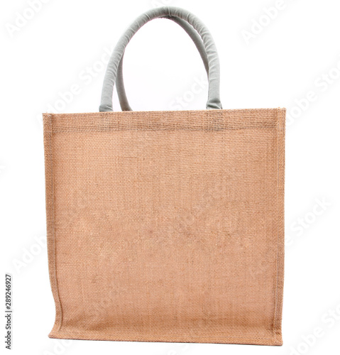  cloth bag Organic isolated on a white background.