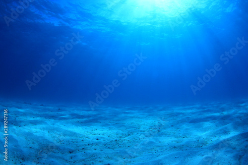 Abstract underwater blue background © Richard Carey