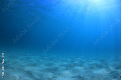 Blue water background in sea 