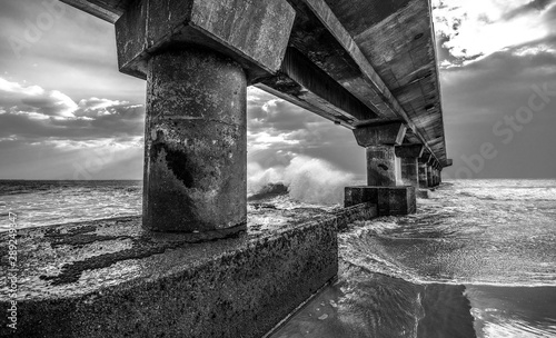 Shark Rock pier on the Port Elizabeth coast photo