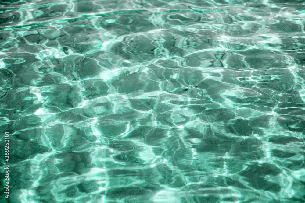 Ocean, sea water calm waves close up. Water surface background
