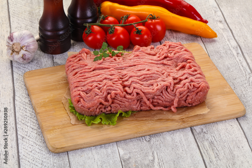 Raw turkey minced meat Raw turkey minced meat