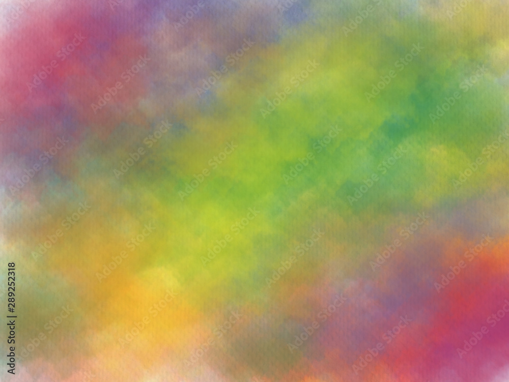Random rainbow watercolor on paper background Random rainbow watercolor on paper background