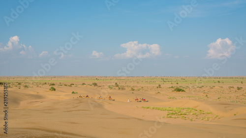 Dunes of Thar Desert. Sam Sand dunes  Rajasthan  India