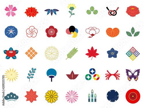 和柄アイコンセット3