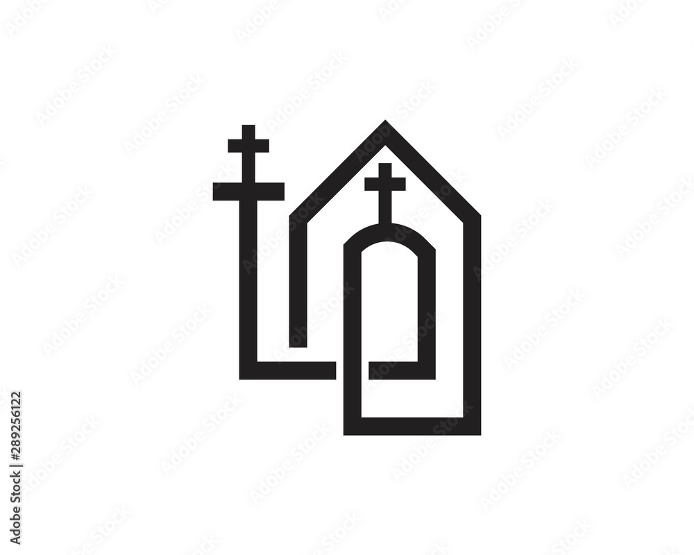 Church Logo vector template creative icon design