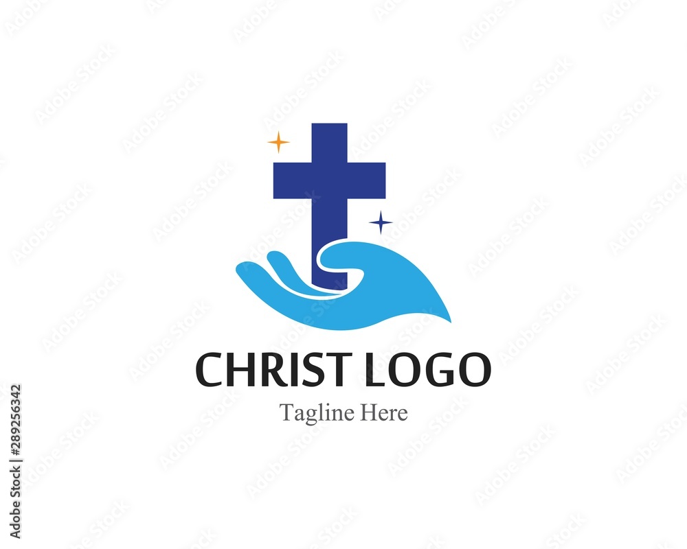 Obraz premium Church Logo vector template creative icon design