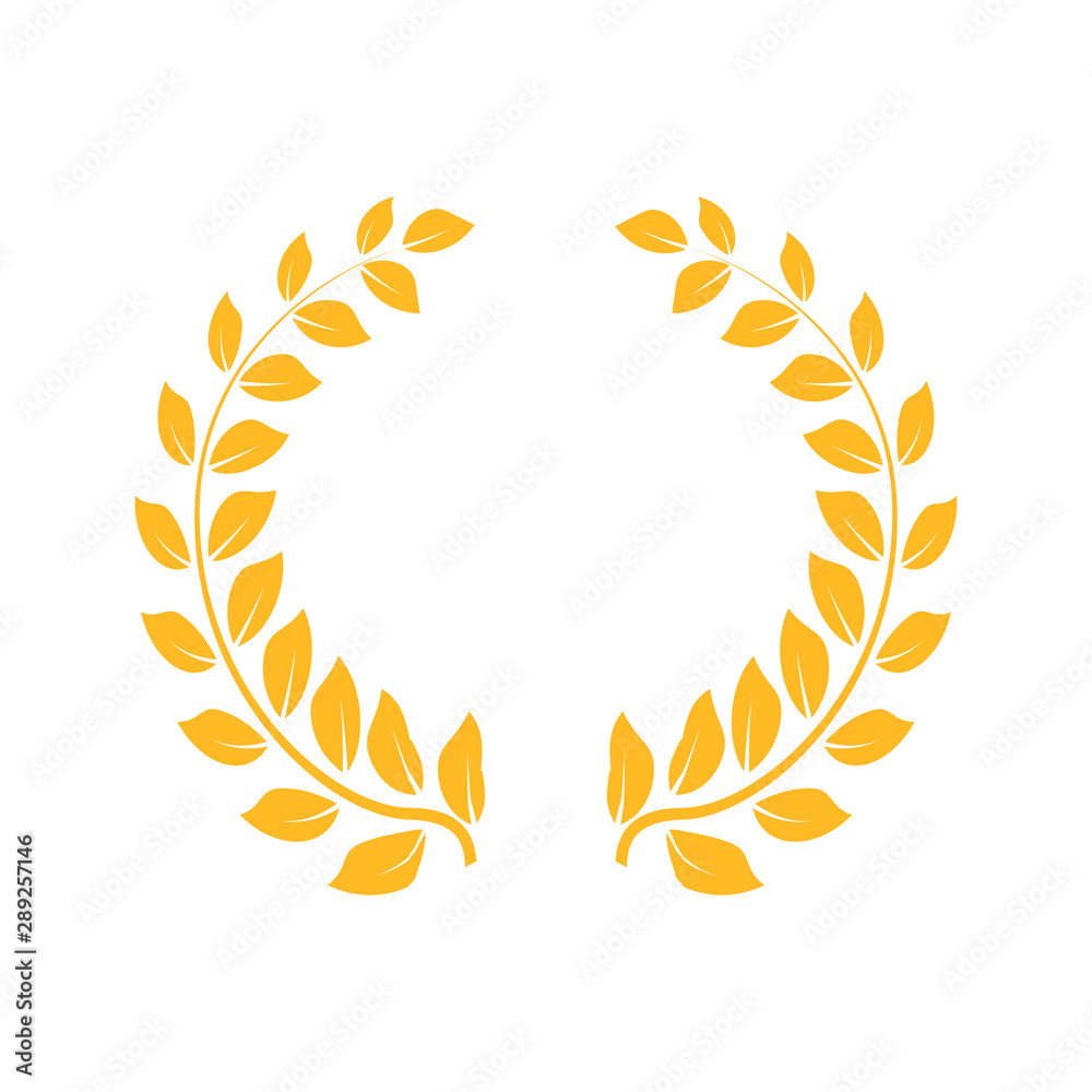 Award icons. Web site. Laurel wreath isolated on white background Award icons. Web site. Laurel wreath isolated on white background