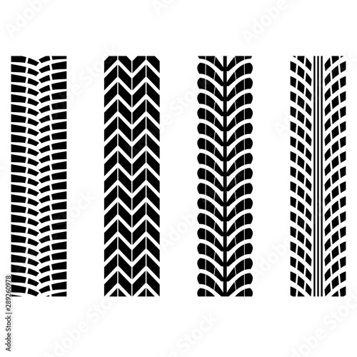 Tiretracks vector set 