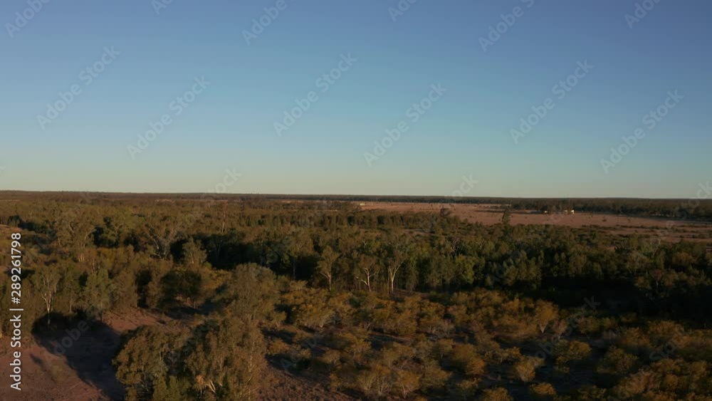 panning right over farmland in western queensland panning right over farmland in western queensland