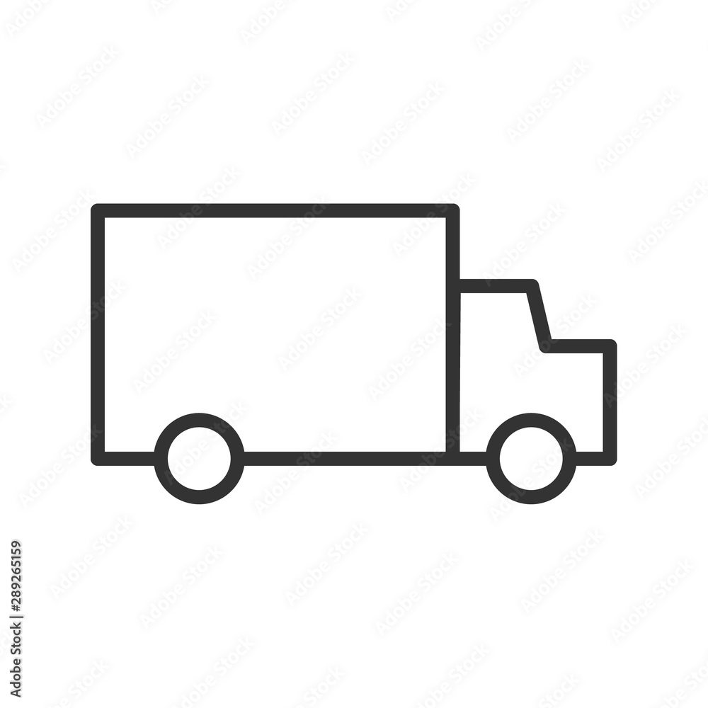 Fast delivery icon isolated on the white background Fast delivery icon isolated on the white background