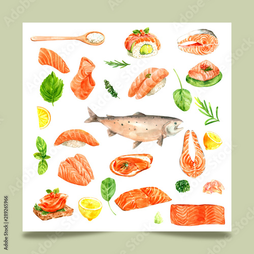 Fototapeta Naklejka Na Ścianę i Meble -  salmon fish