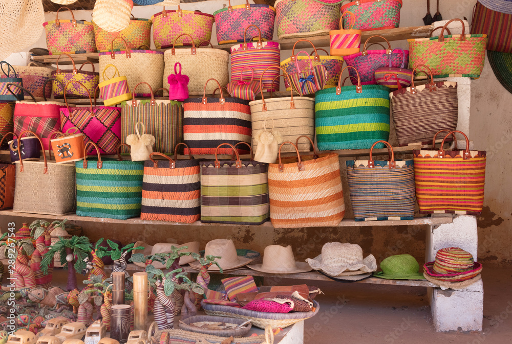 Details of a souvenir shop in Africa