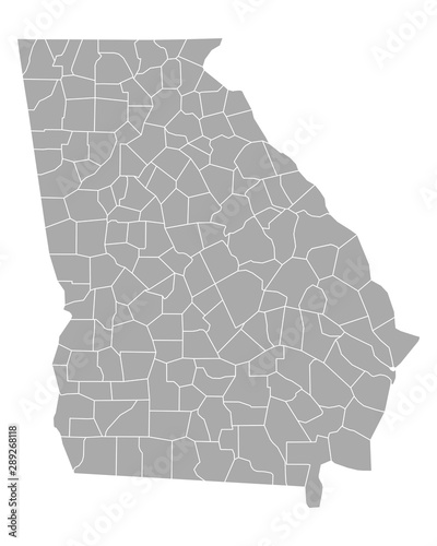 Karte von Georgia